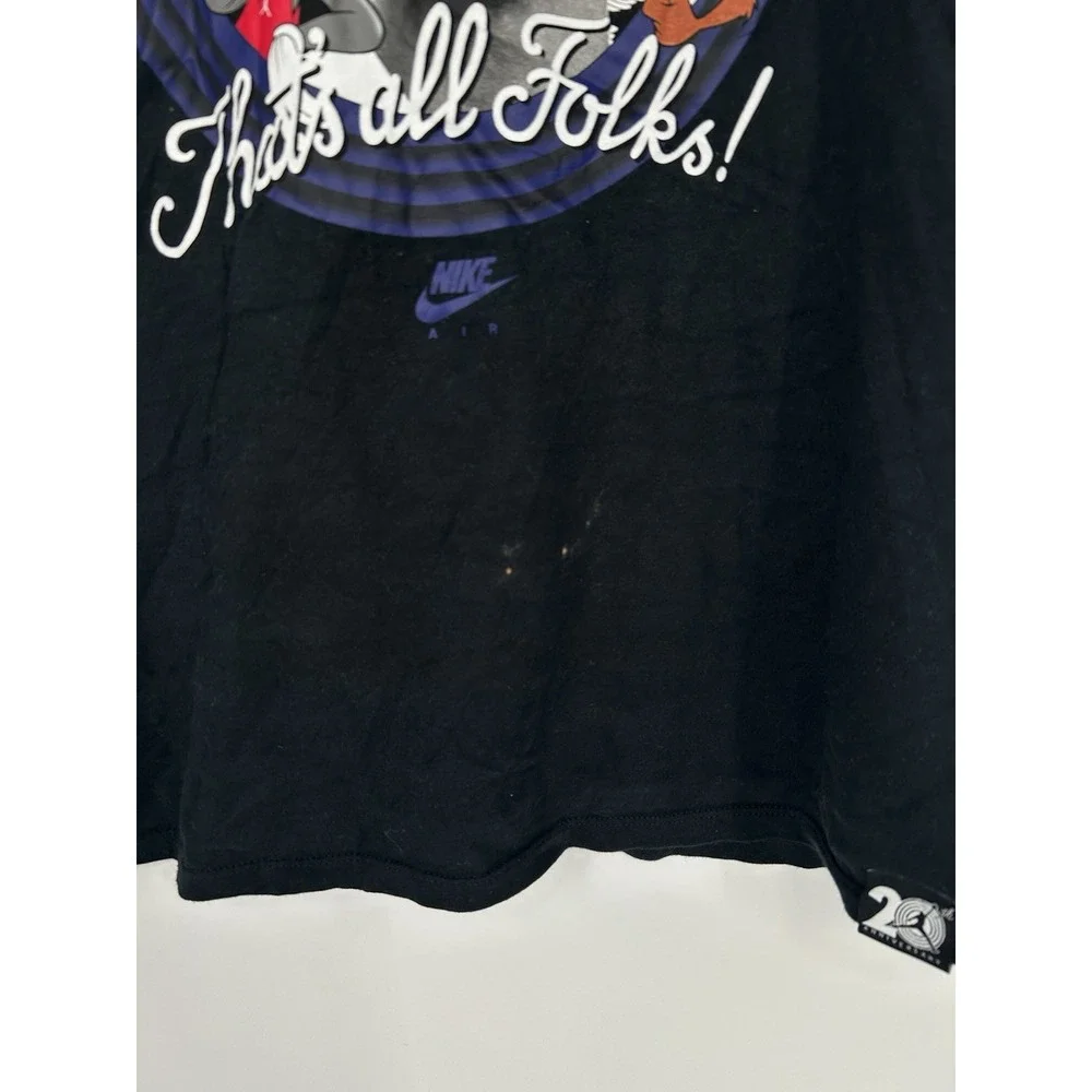 Michael Jordan Looney Toons That's All Folks Graphic Tee Short‎ Sleeve Small